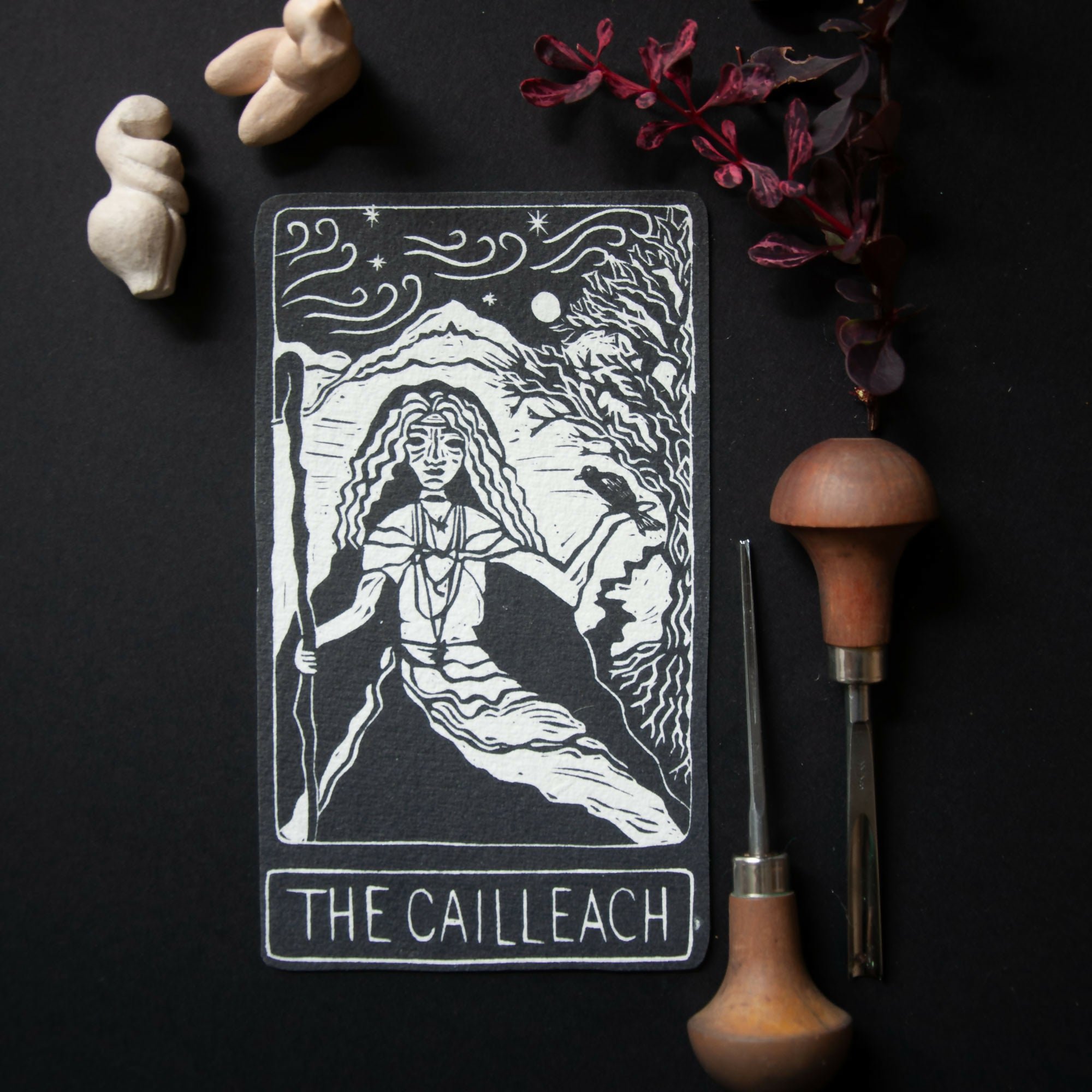 THE CAILLEACH GODDESS ALTAR CARD