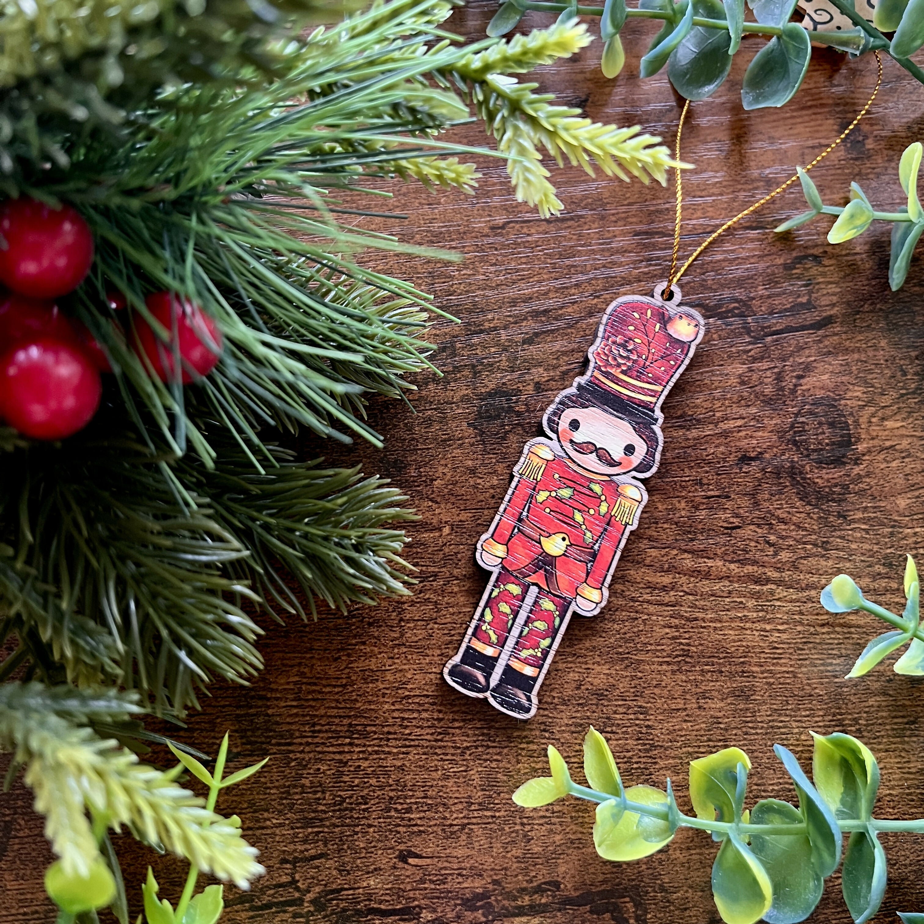 'Wilhelm' Nutcracker Wooden Decoration