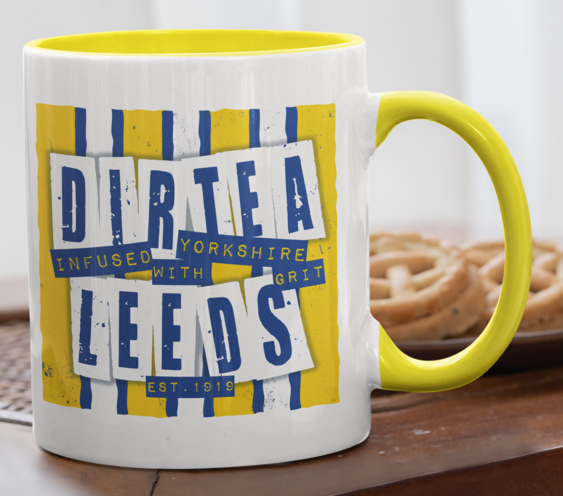 Leeds Utd Mug DIR-TEA LEEDS Design