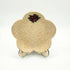 Handmade Botanical Trinket Dish with Leaf Texture and Floral Detail