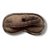 Brown Love Hearts Velvet Lavender Eye Mask