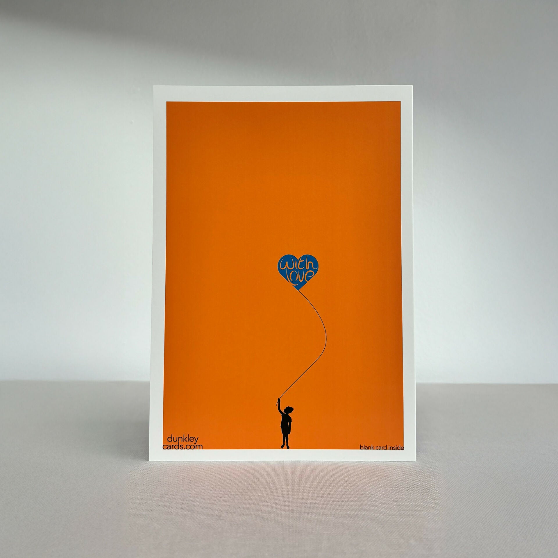 Proud Card – Encouragement or Achievement Greeting. Blue Design.