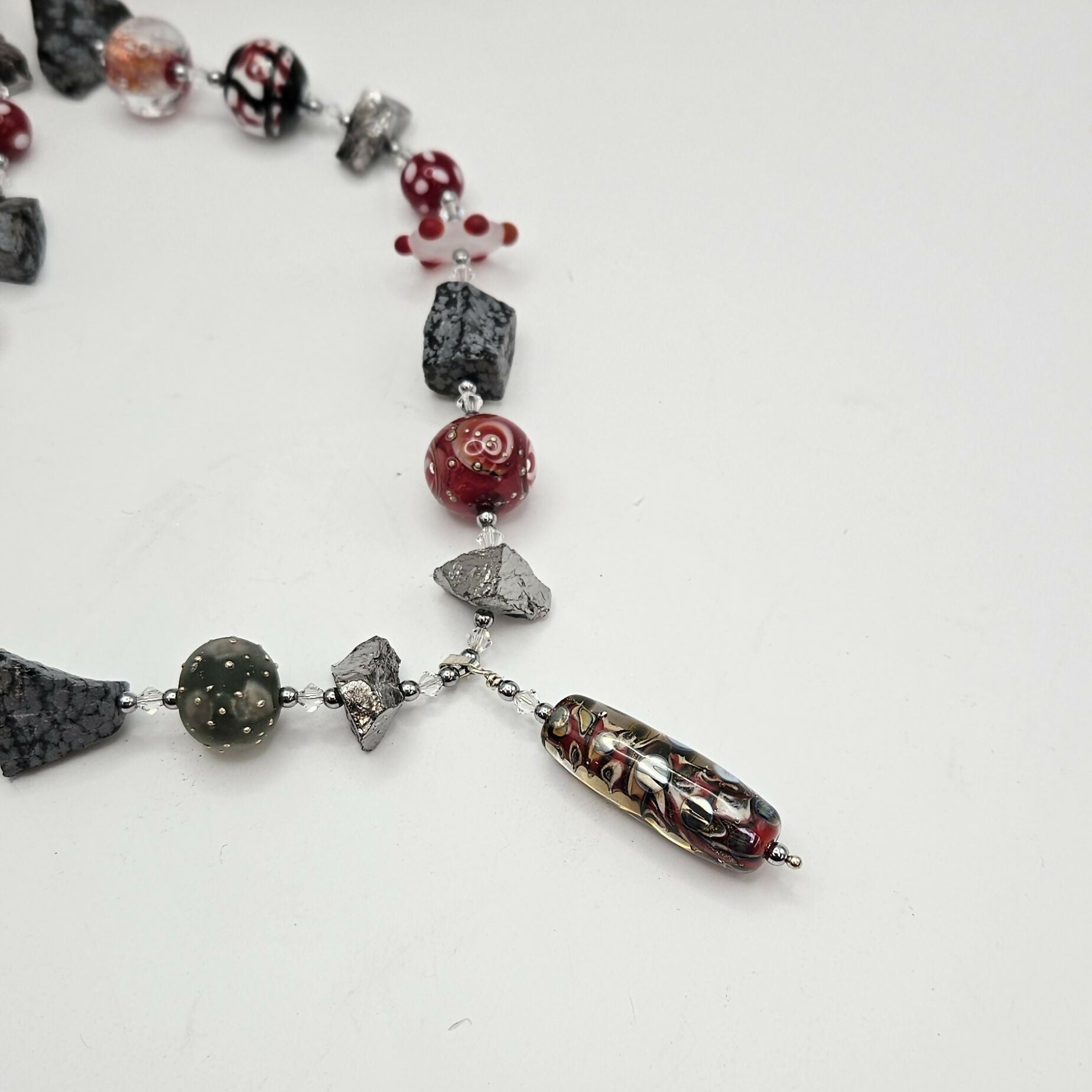 Beautiful Lamp Work Necklace