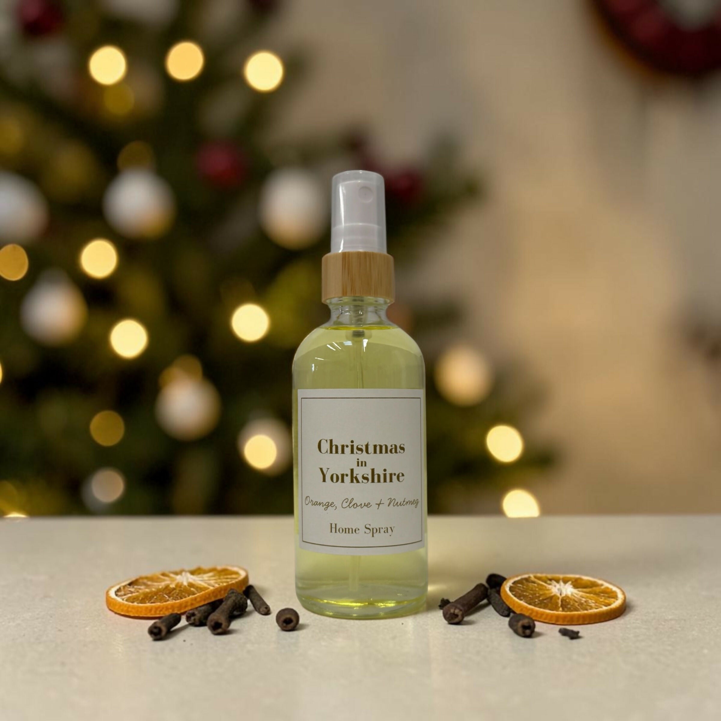 Christmas in Yorkshire - Orange, Clove and Nutmeg Home Spray 100ml