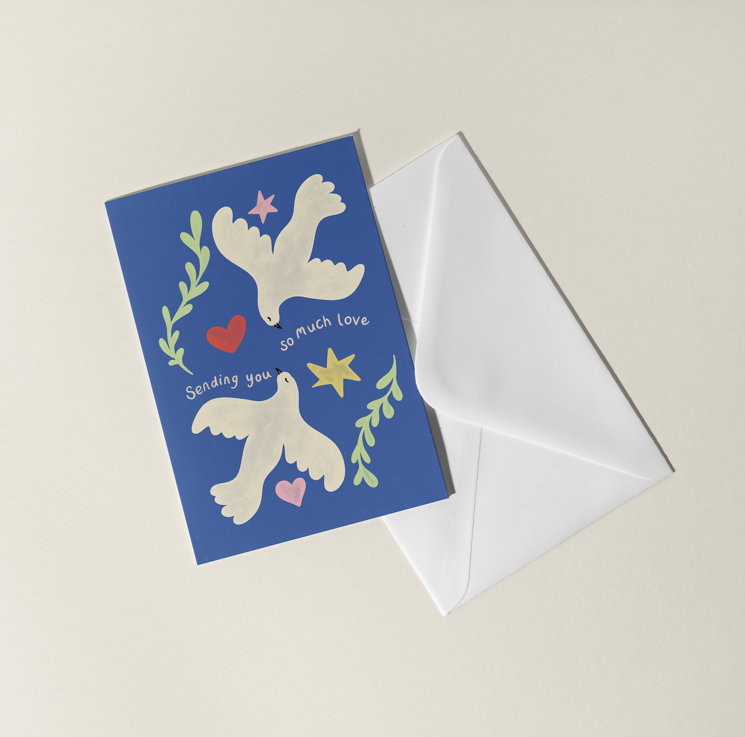 Sending Love Greetings Card