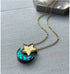 Celestial, Moon And Star Necklace