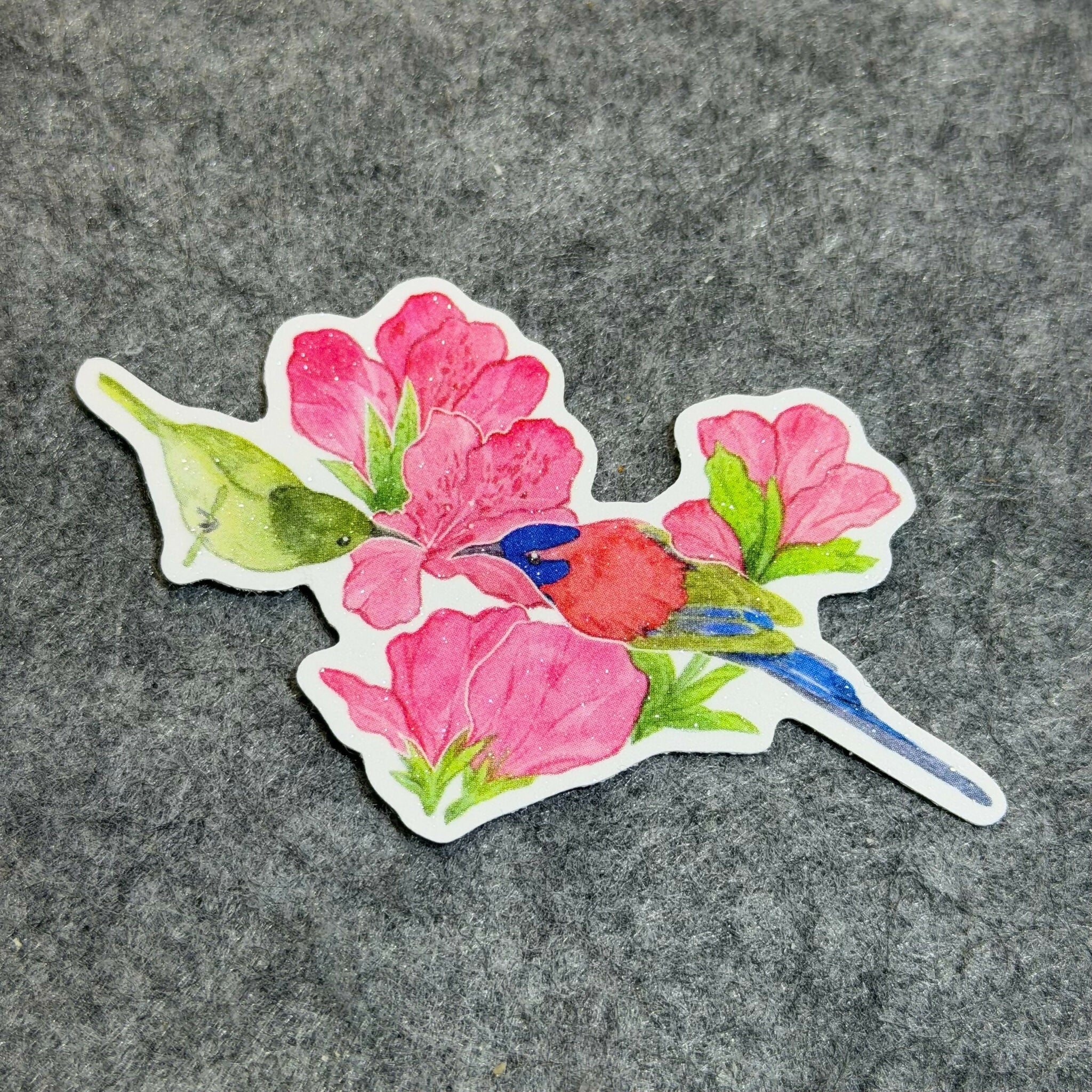 Glitter PVC Wildlife Single Sticker