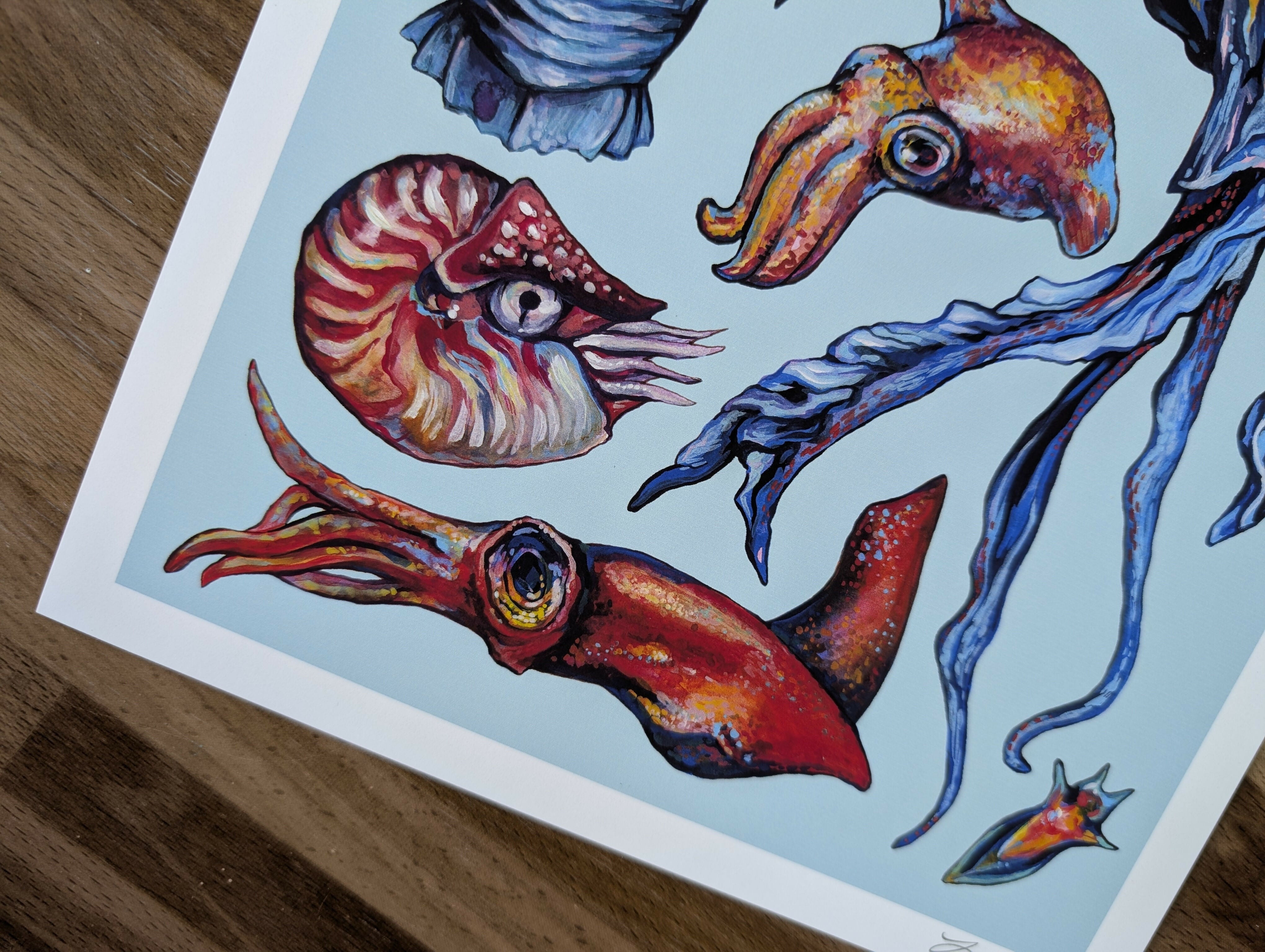Deep Sea Creature Illustration