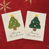 Crochet Handmade Christmas Card - Christmas Tree