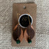 Forest Whisper Leather Earrings – Woodland Dew