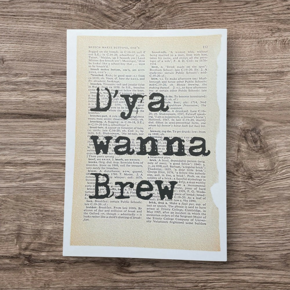 A4 Unframed Print Brew Dictionary