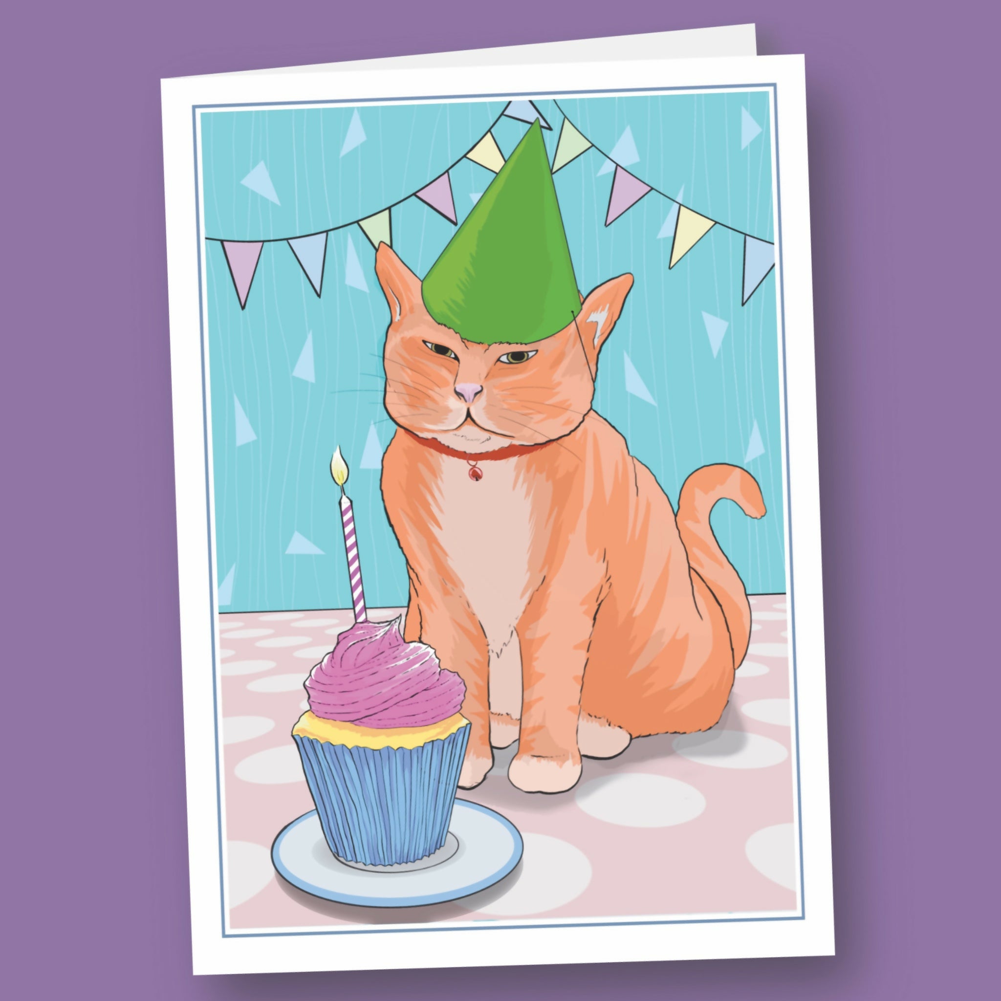 Cat Birthday Card