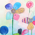 'Flower Petals - How My Imaginary Garden Looks' Original Mixed Media Painting
