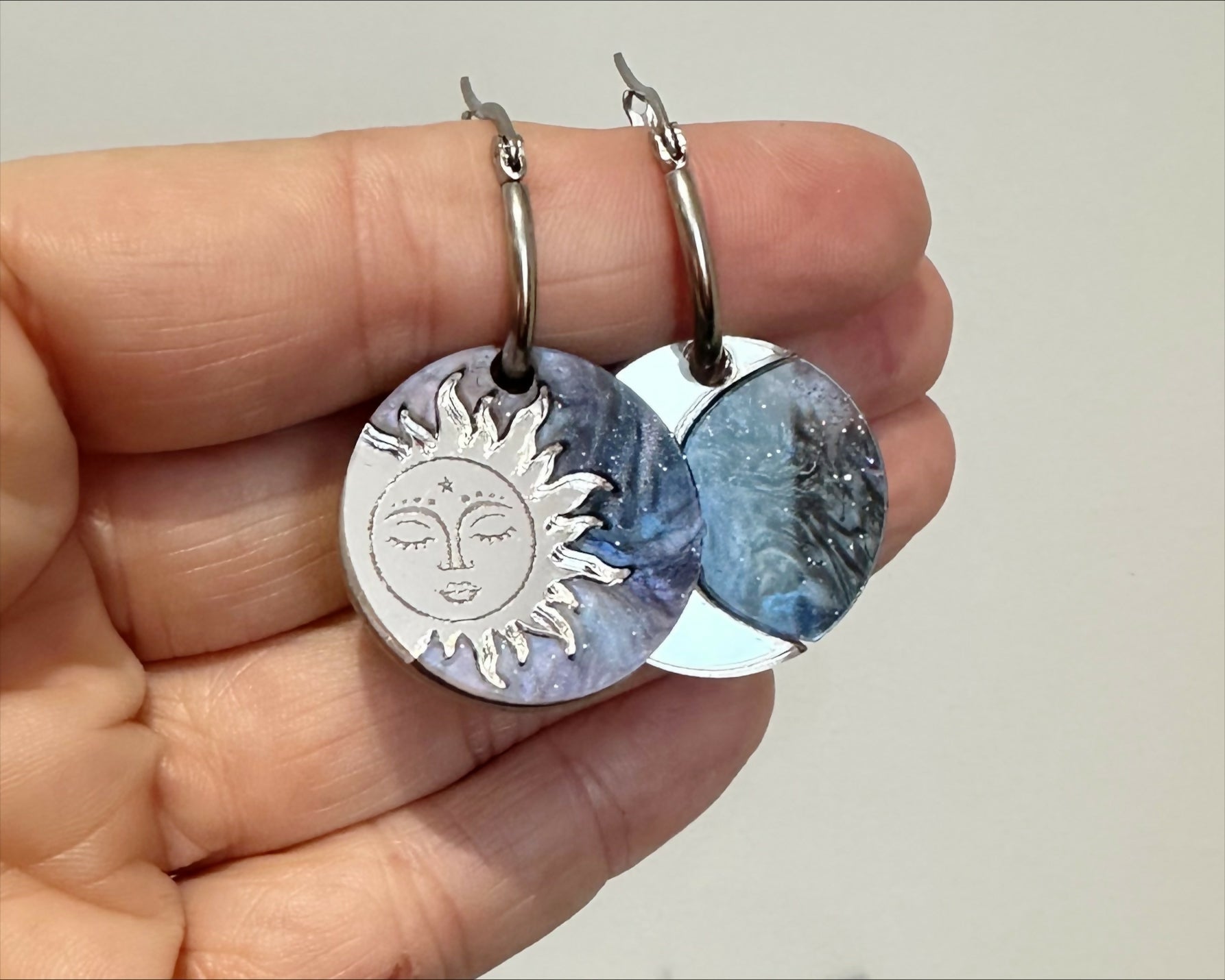 Silver Sun and Moon