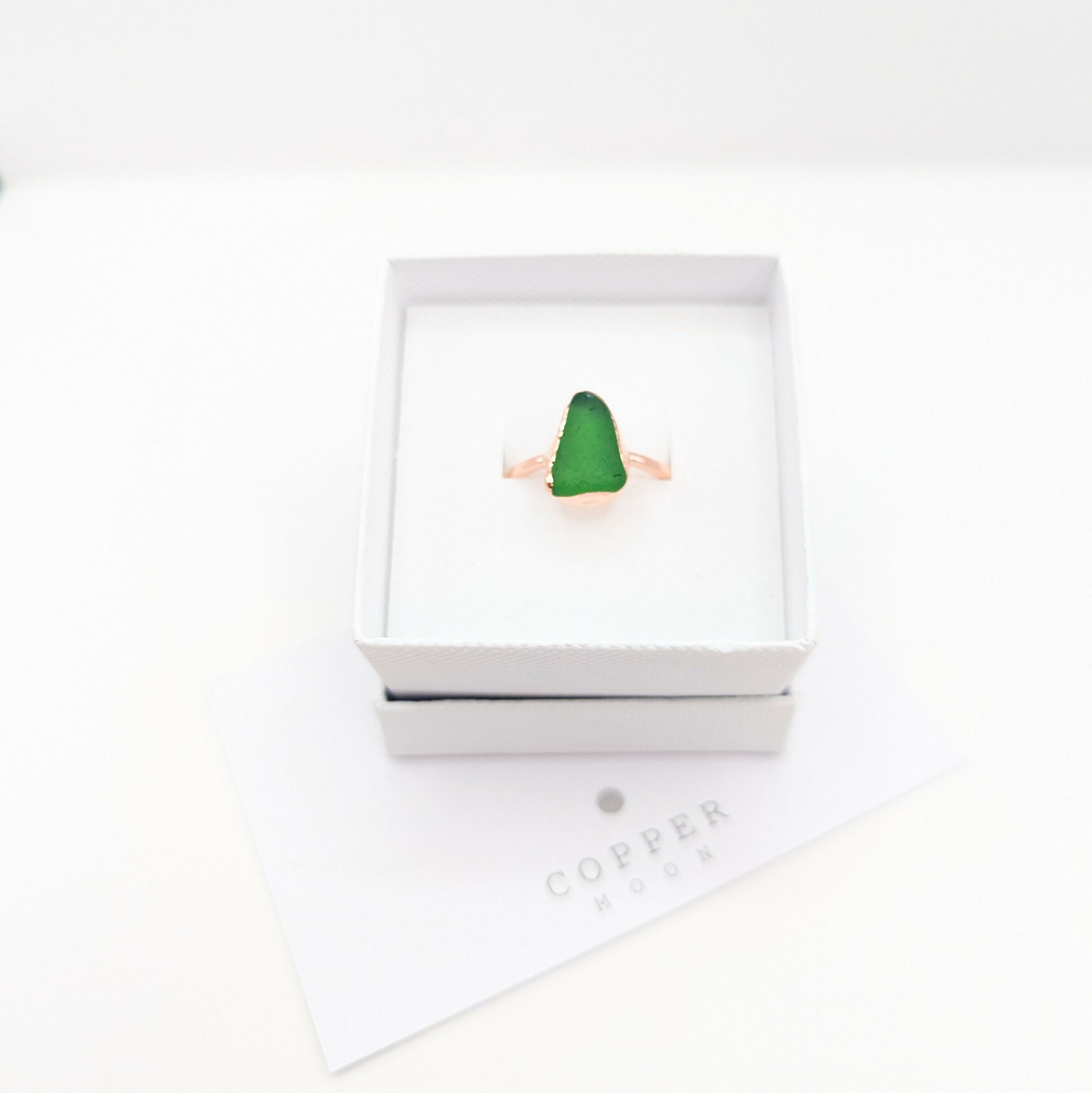 SEAGLASS RING- SIZE O 1/2