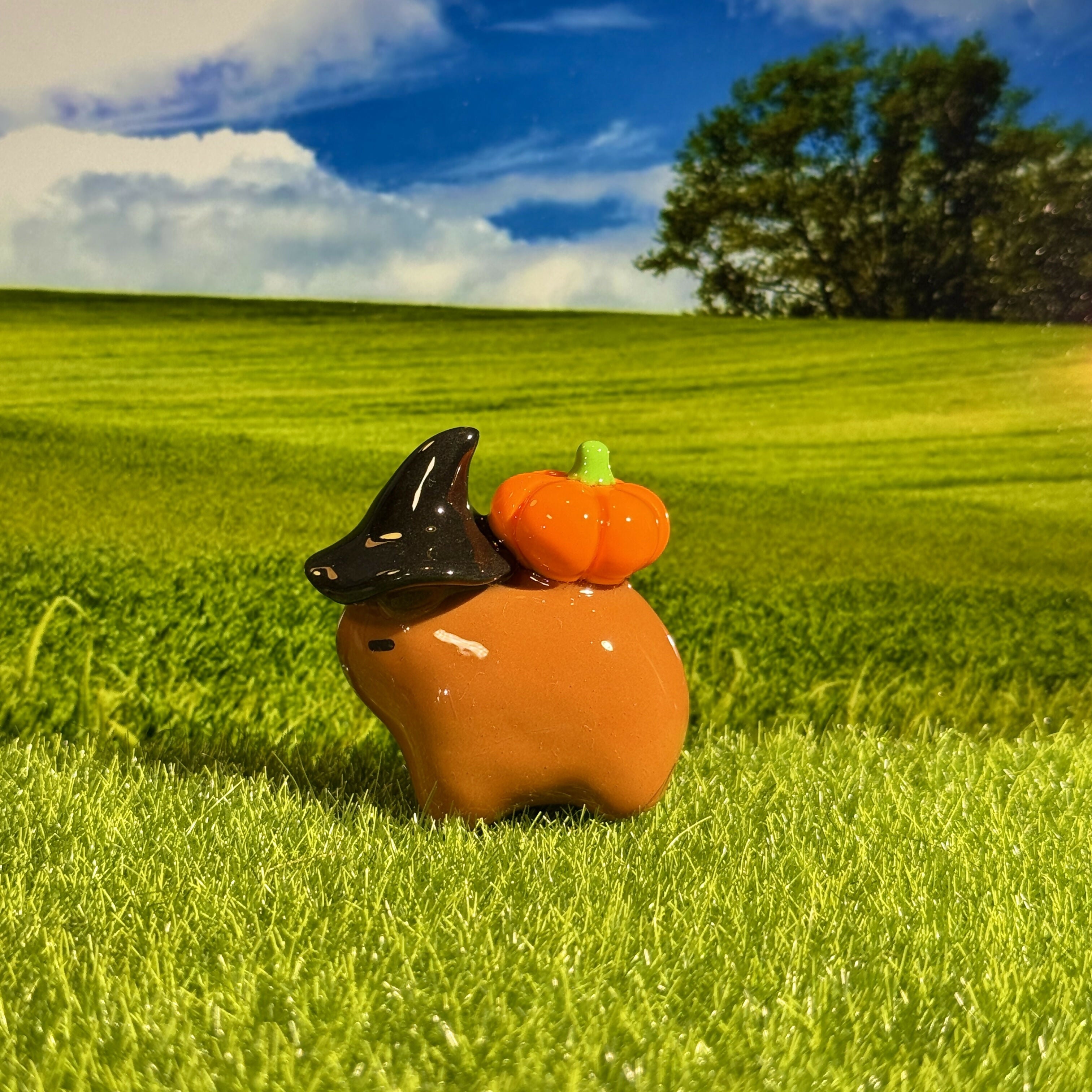 Halloween Capybara Wizard