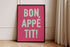 Bon Appetit! Print | Culinary Art for Food Lovers | Art & Soul