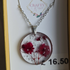 Stainless Steel Real Gypsophila Flower Necklace