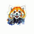 RED PANDA, PART OF THE 'LITTLE MINI TREASURE' ART COLLECTION