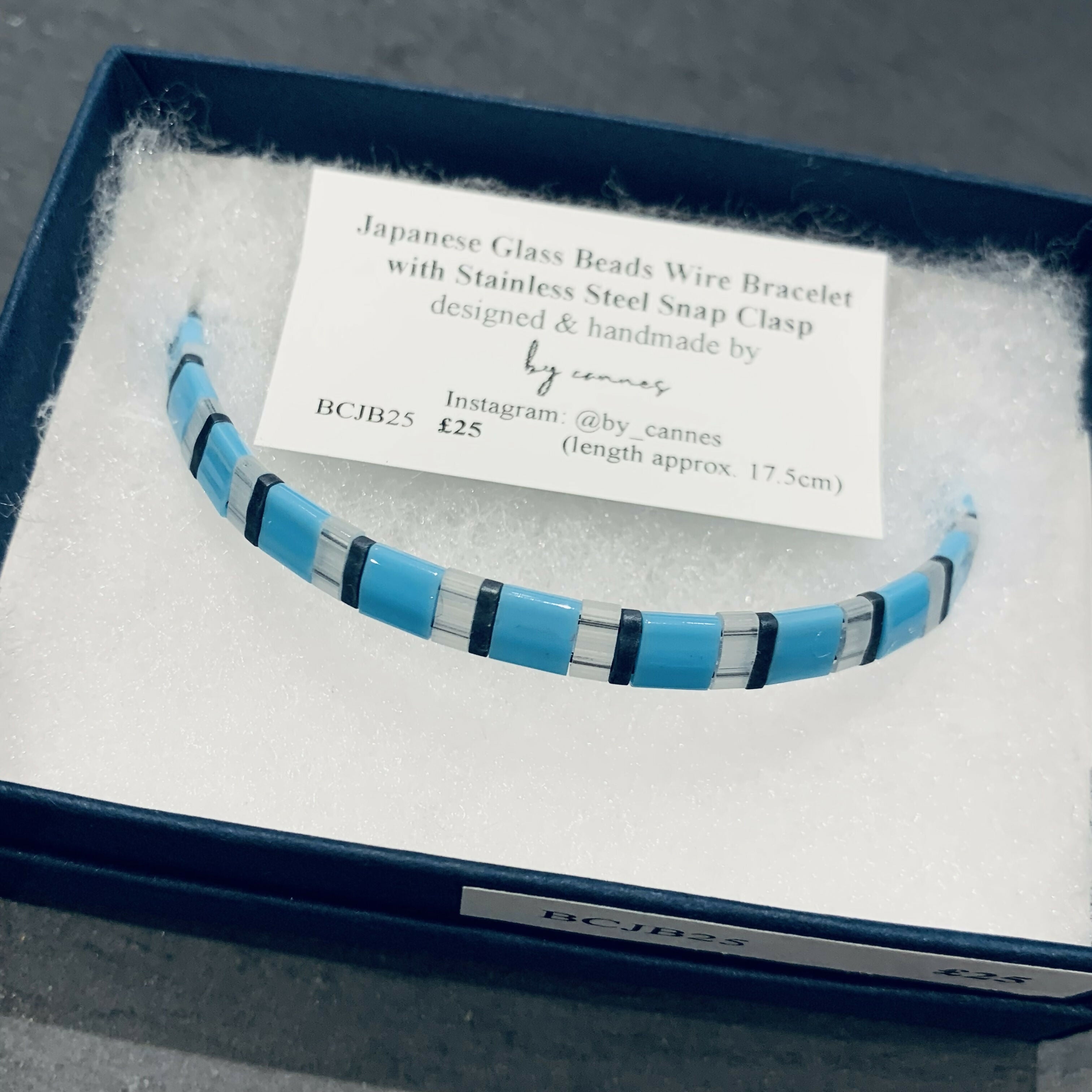 Japanese Tila Glass Bead Bracelet