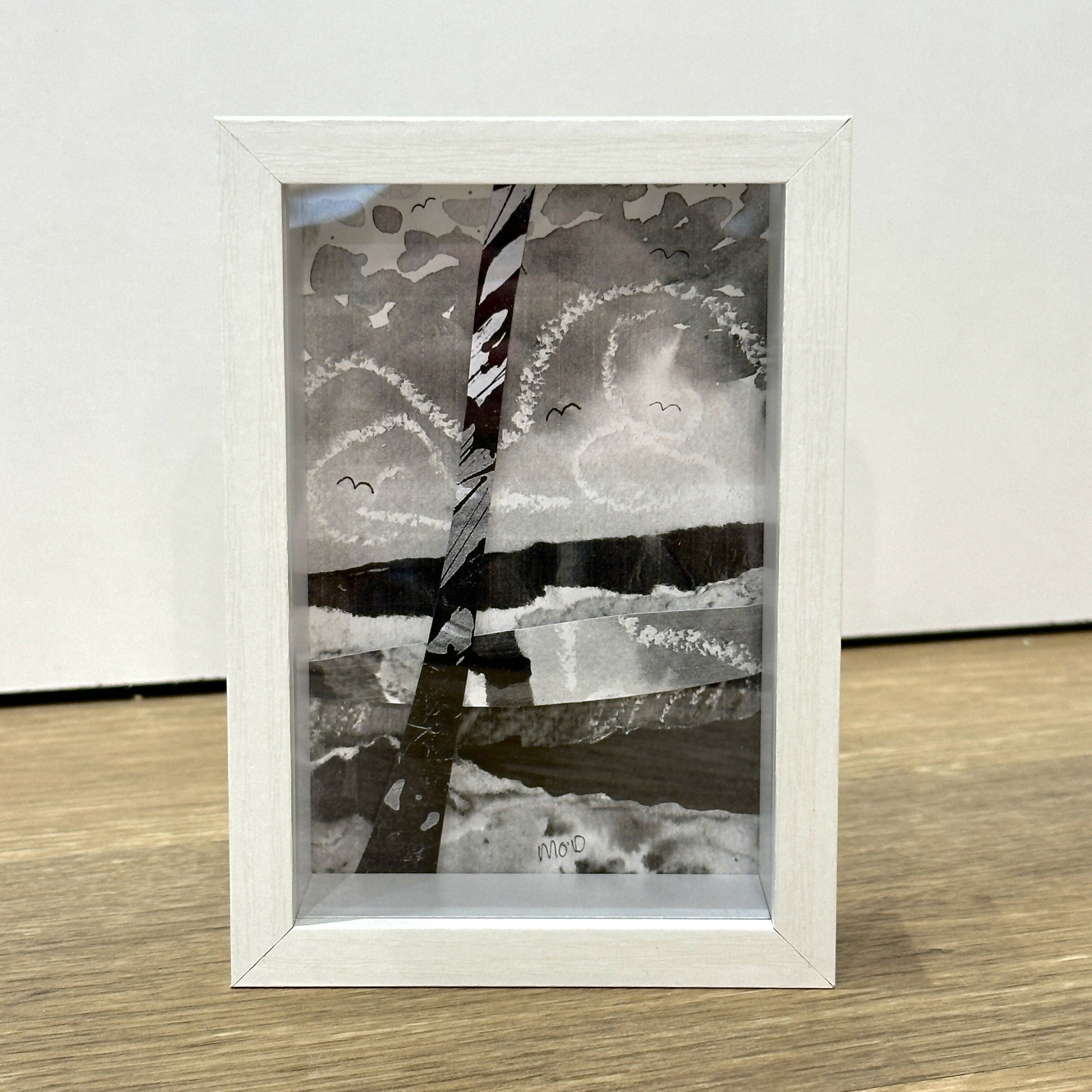 Winter 17cm x 12cm Framed (White)
