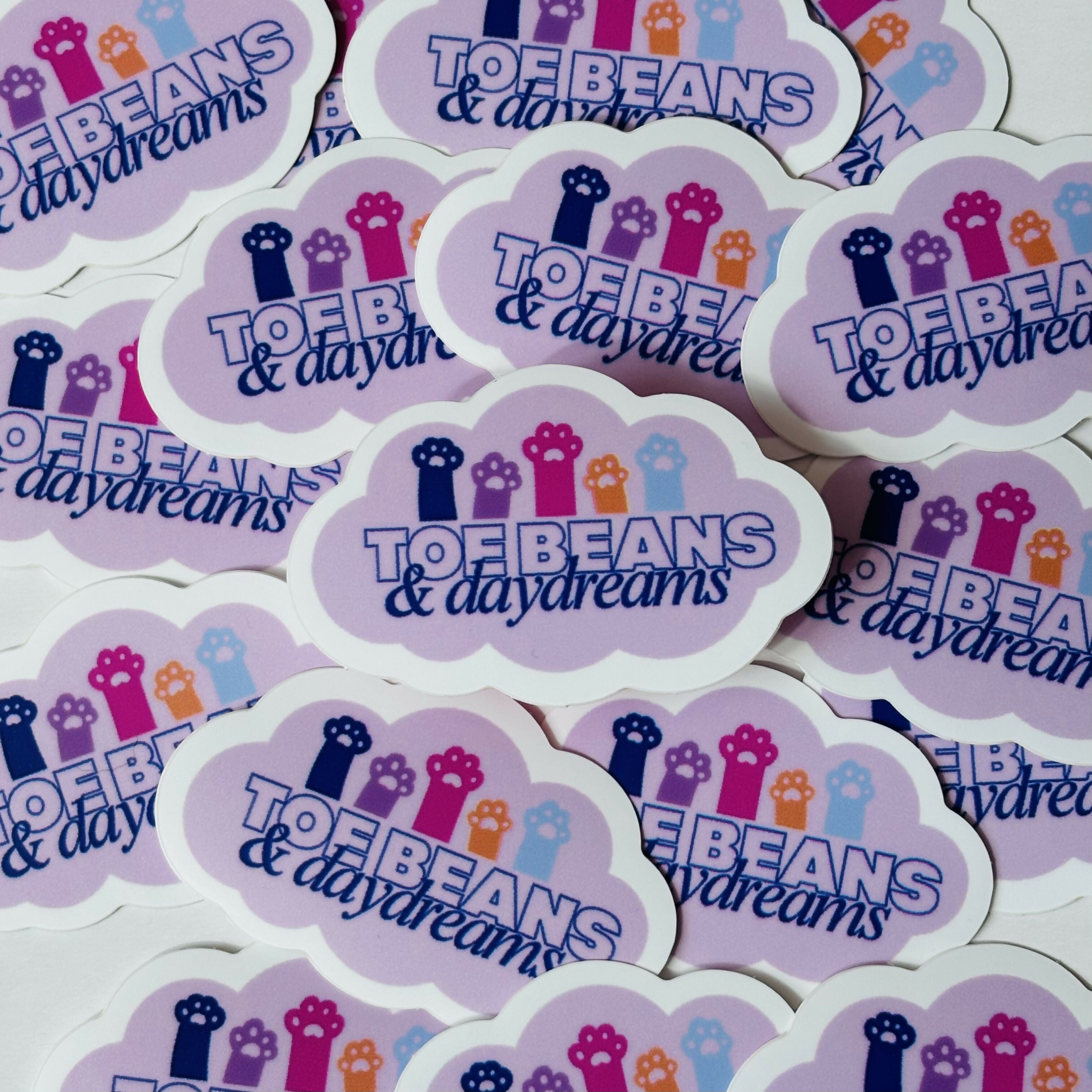 Die-Cut Sticker - Toe Beans & Daydreams