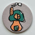 Mushroom House Magnets Original Artwork