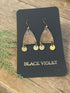 Patina Brass Earrings