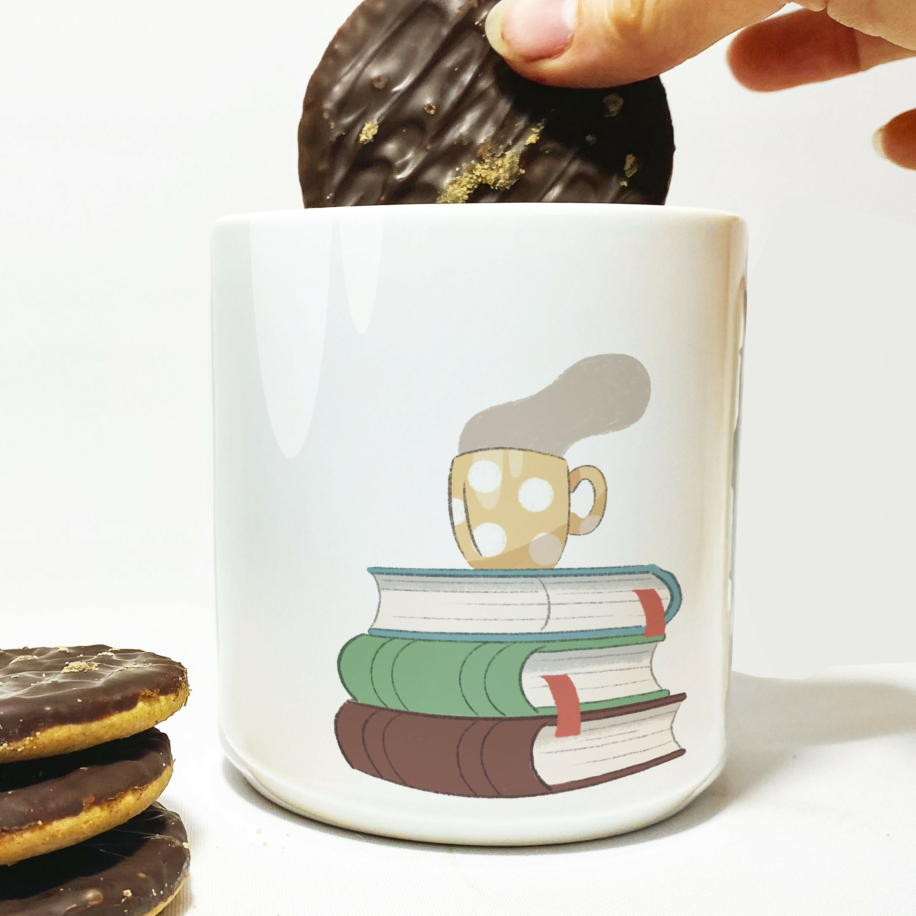 I'd Rather Be Reading - Cat Dunker Mug