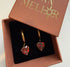 Red Heart Hoops - Gold