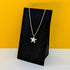 ‘Fallen Star’ Sterling Silver Small Hammered Star Pendant