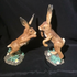 Boxing Hares 2 piece Sculpture