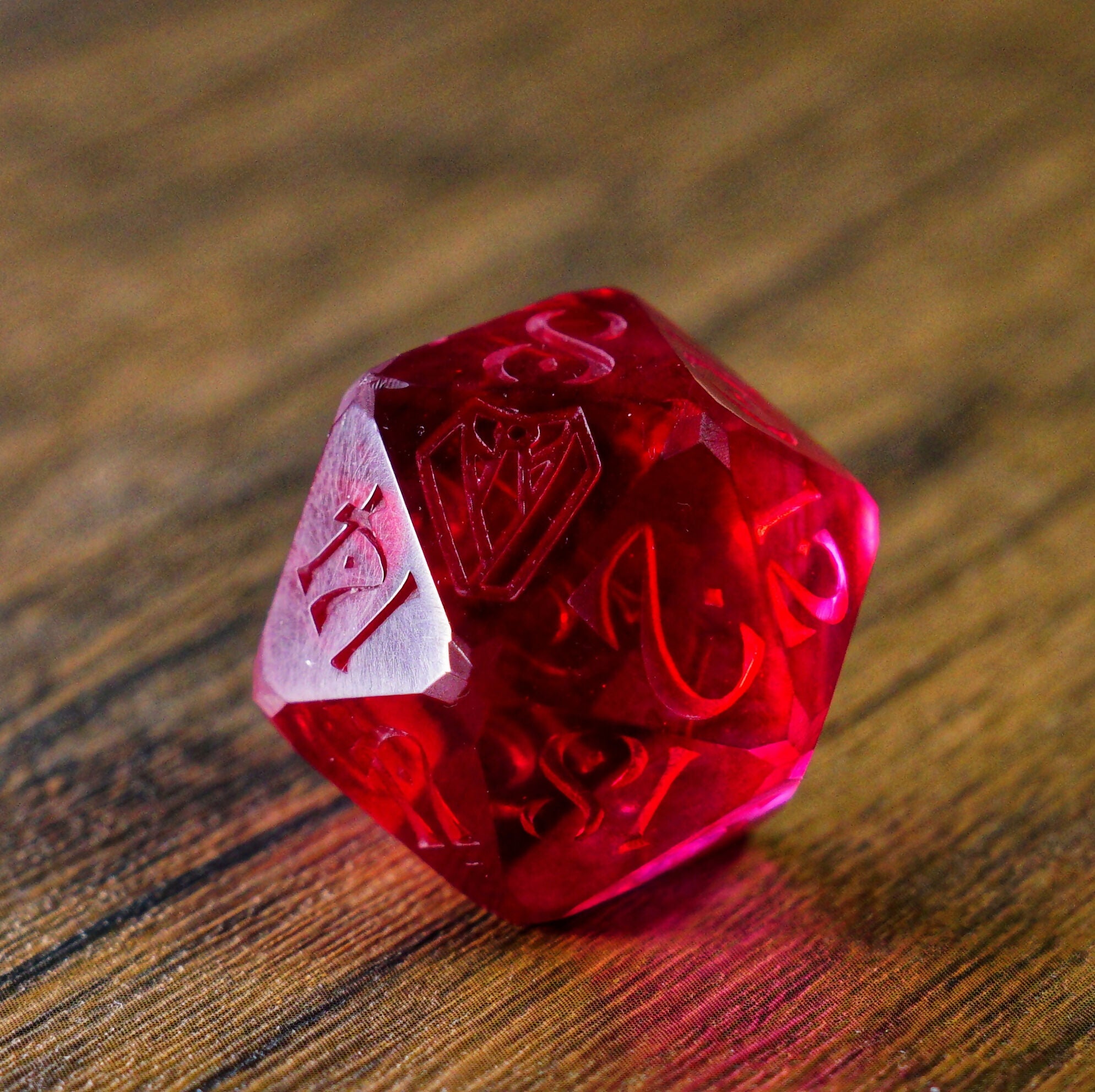 Crystal - Red D20