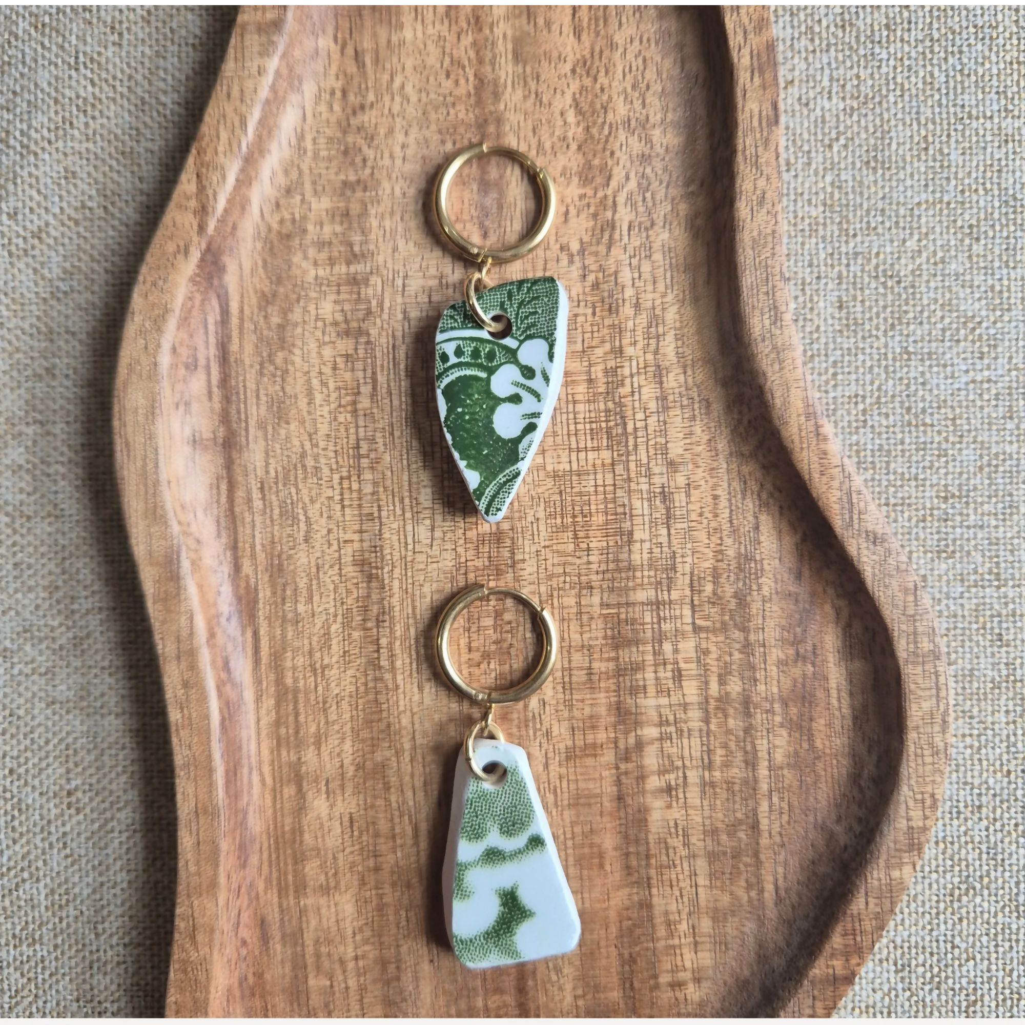 Recycled Ceramic Earring
