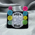 Multicolour Button Hairclips