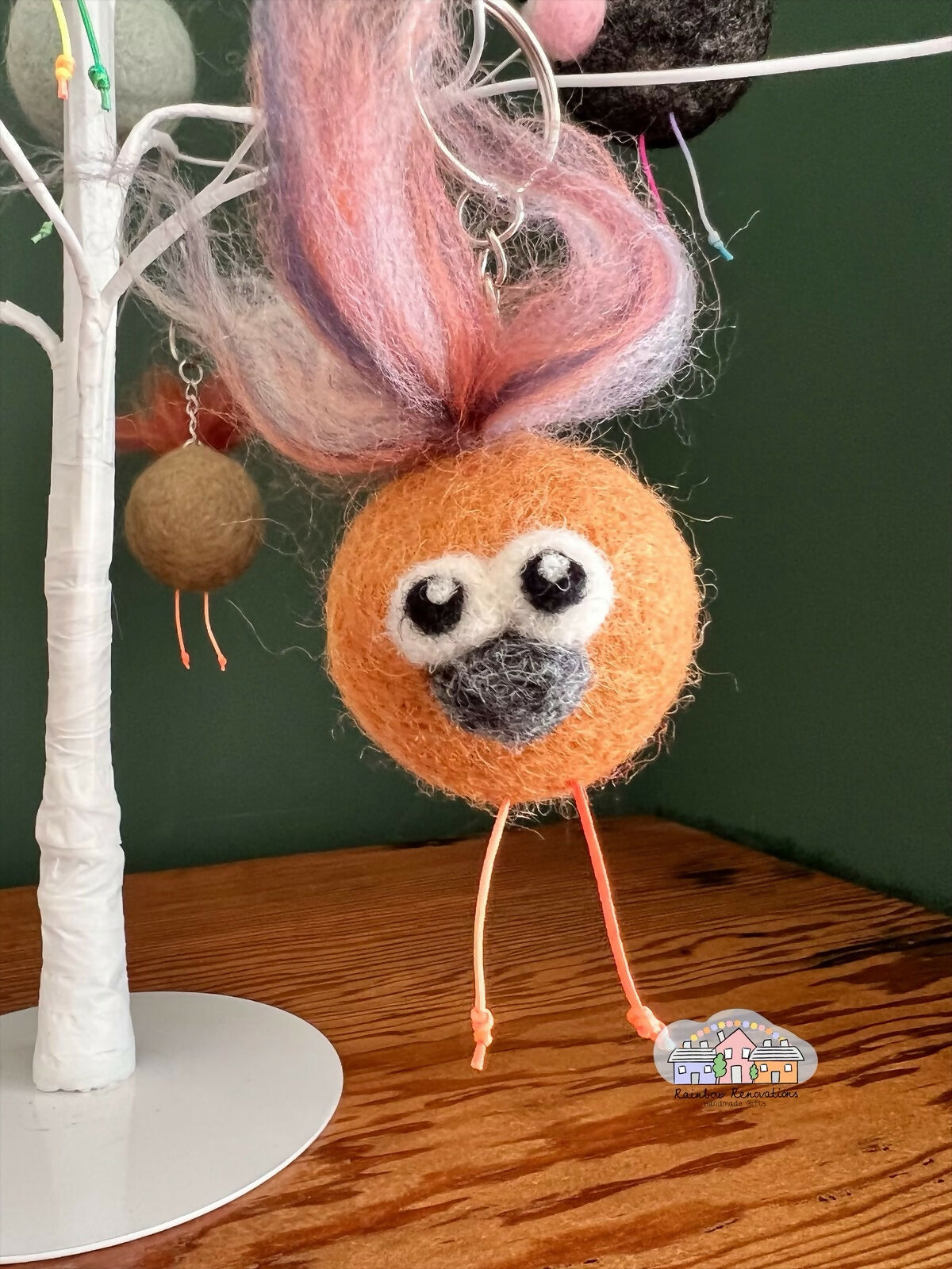 Feltball Fuzz Budz Keyring