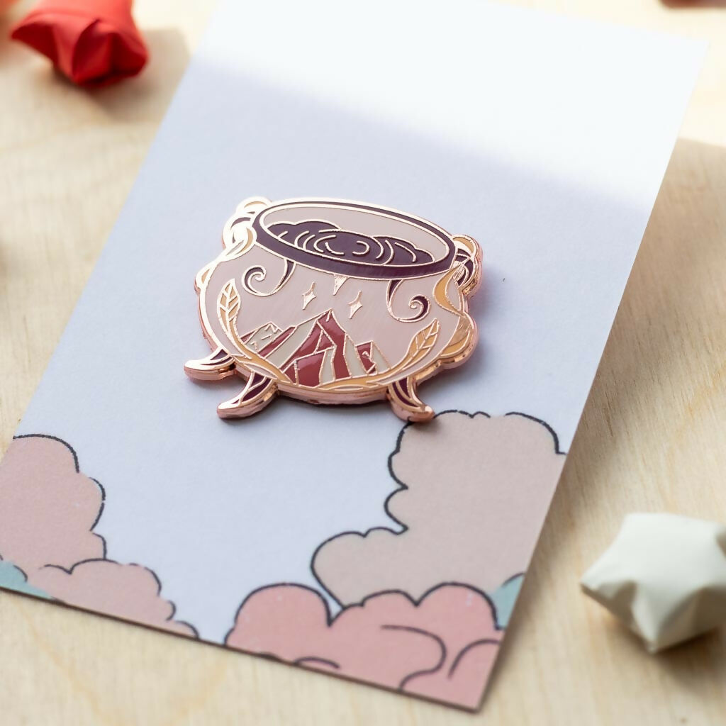 Cauldron Enamel Pin