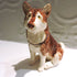 Ceramic husky dog sculpture