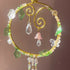 Gold Wire Wrapped Beaded Sun Catcher