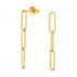 Chain links Gold Stud