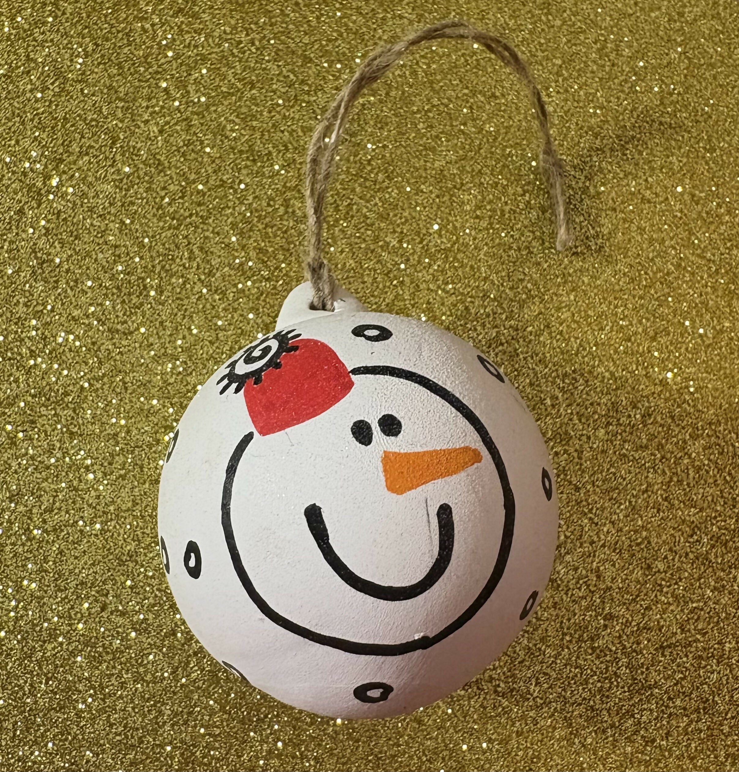 Hand Painted Ceramic Bauble