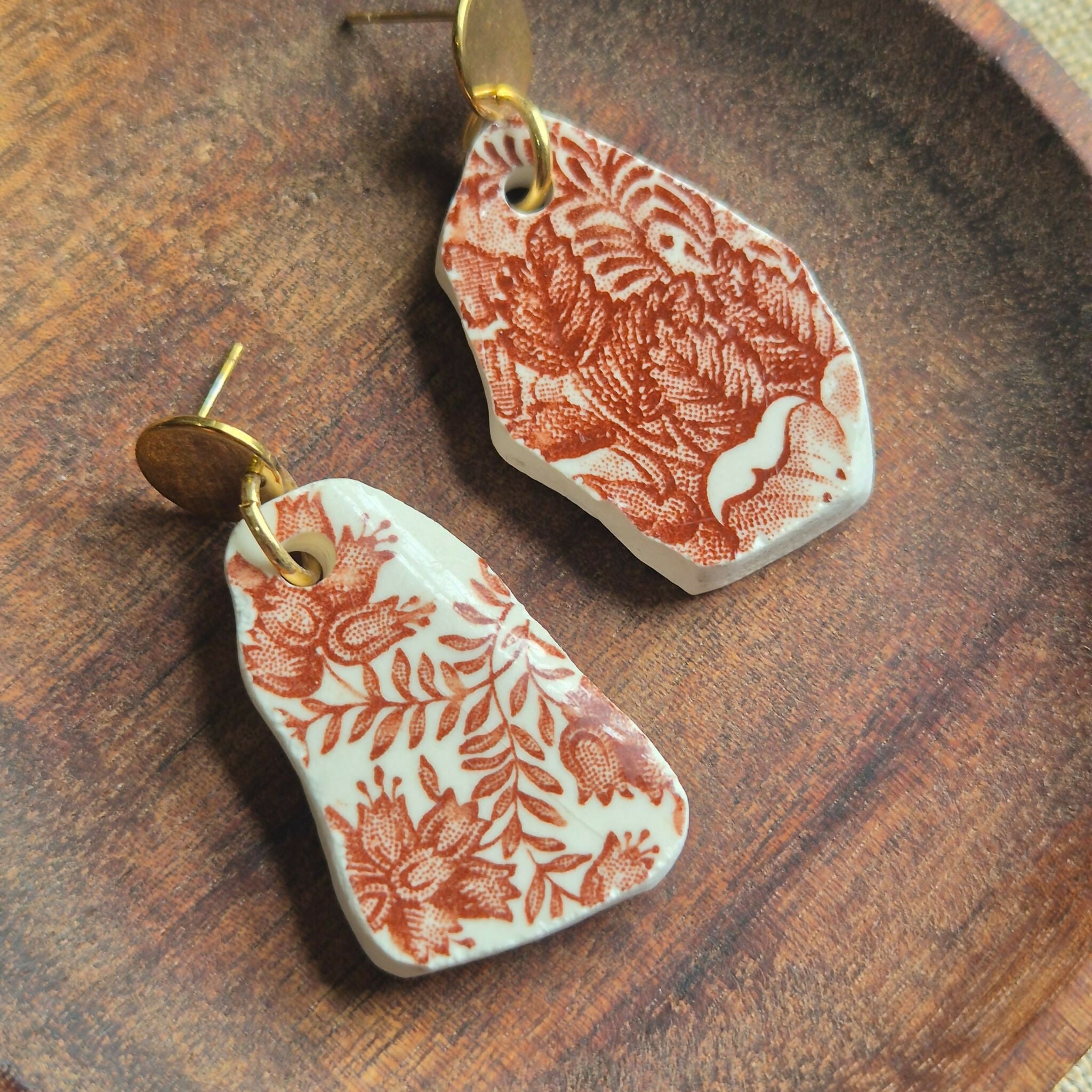 Recycled Ceramic Earring