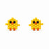 Handmade Beaded Stud Earrings - Pixel Animals, Various Designs