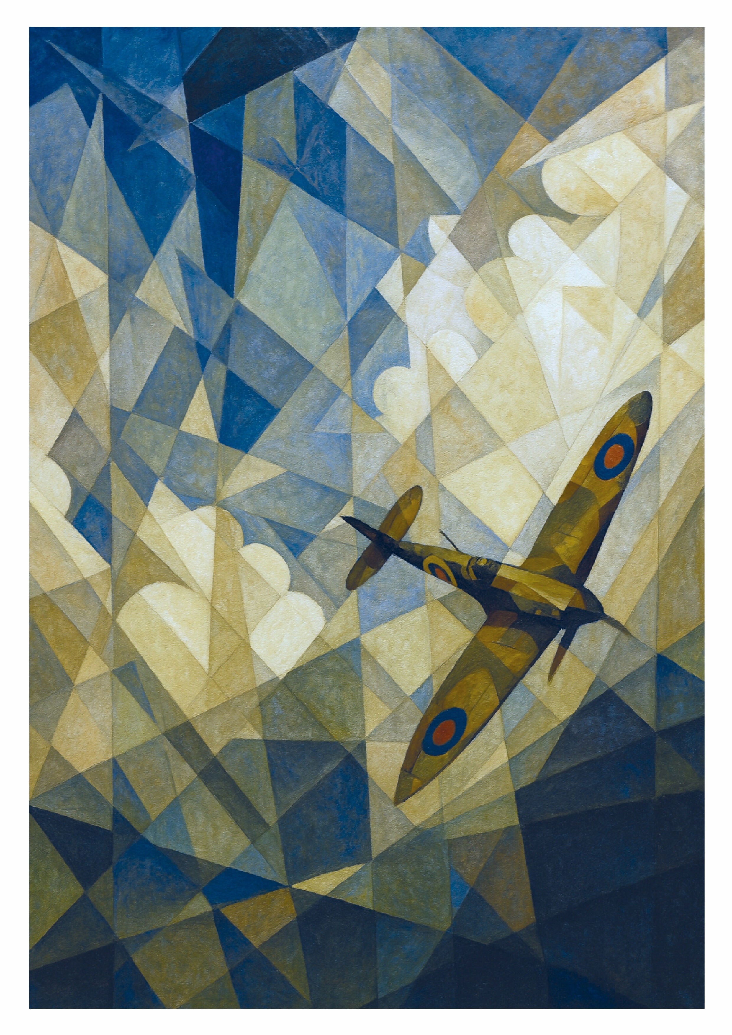 Spitfire Patrol 1940 A4 Print