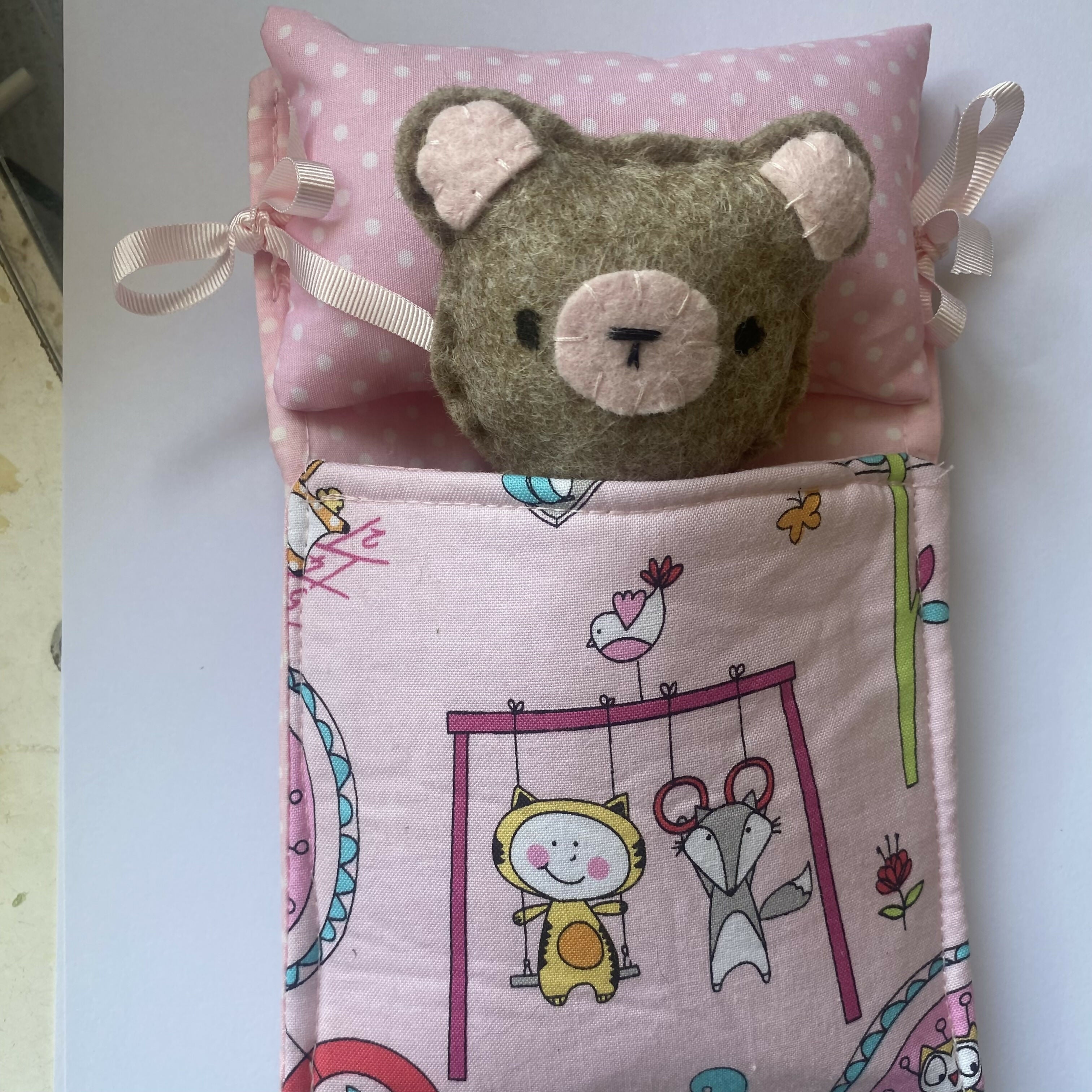 Ted in a Bed Soft Toy