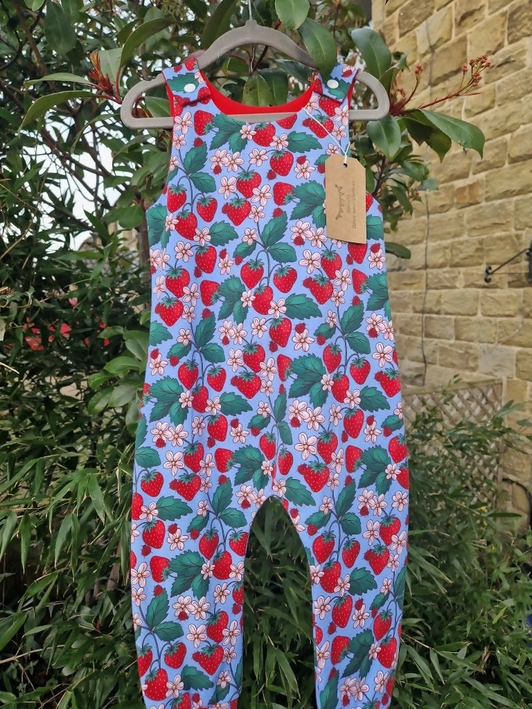 STRAWBERRIES ROMPER 2-3 years