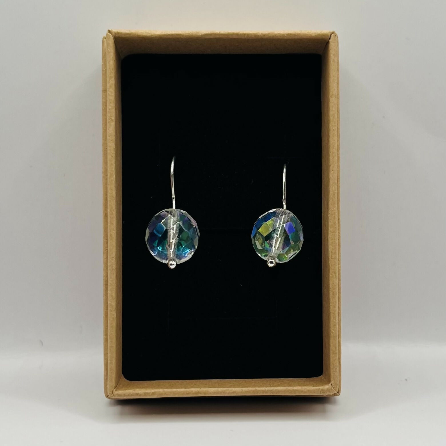 Silver Vintage Bead Drop Earrings