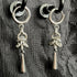 CHAINMAIL SPIKE/DROP EARRINGS - STAINLESS STEEL