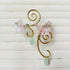 Fairy Garden Wrist Cuff Bracelet In Gold