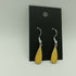 Yellow Enamel Drop Earrings